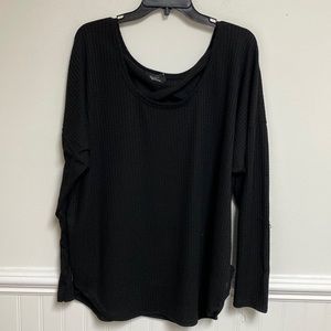 Rachel Rachel Long Sleeve Womens Top Black Size 3X